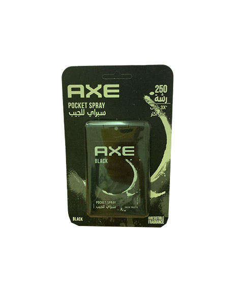 اكس سبراى للجيب - Axe Pocket Spray EDT (17ml, بلاك)