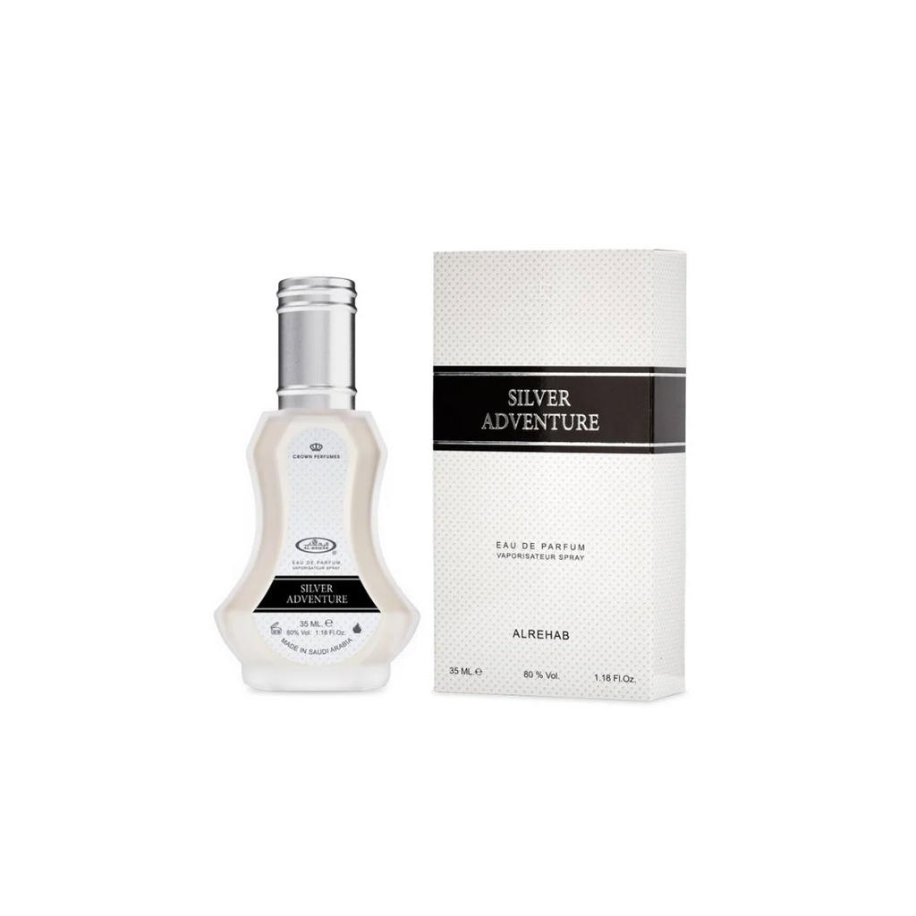الرحاب سيلفر ادفنشر - Al Rehab Silver Adventure EDP-M (35ml)