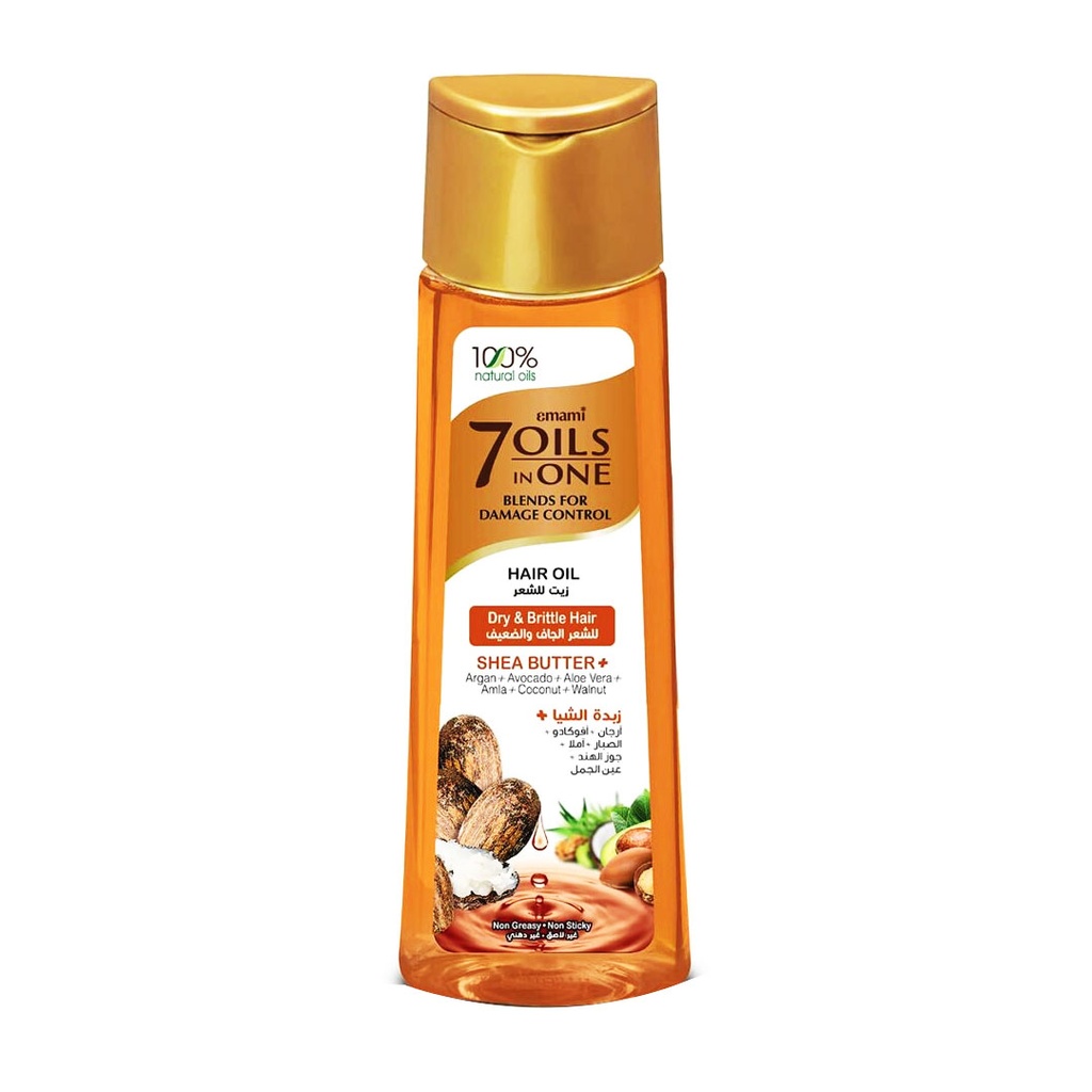 امامى 7 اويلز ان ون زبدة شيا - Emami 7 Oils In One  Shea Butter (200ml)