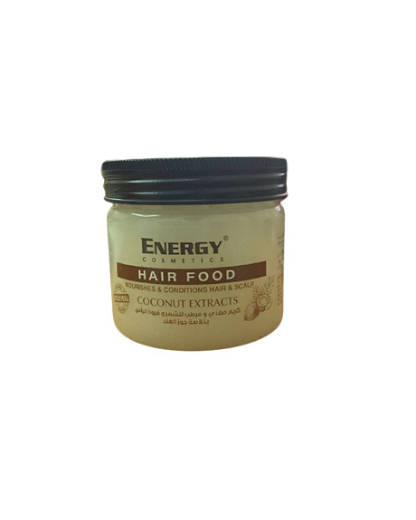 انرجى كريم هيرفود - Energy Cream Hair Food (200ml, جوز هند)