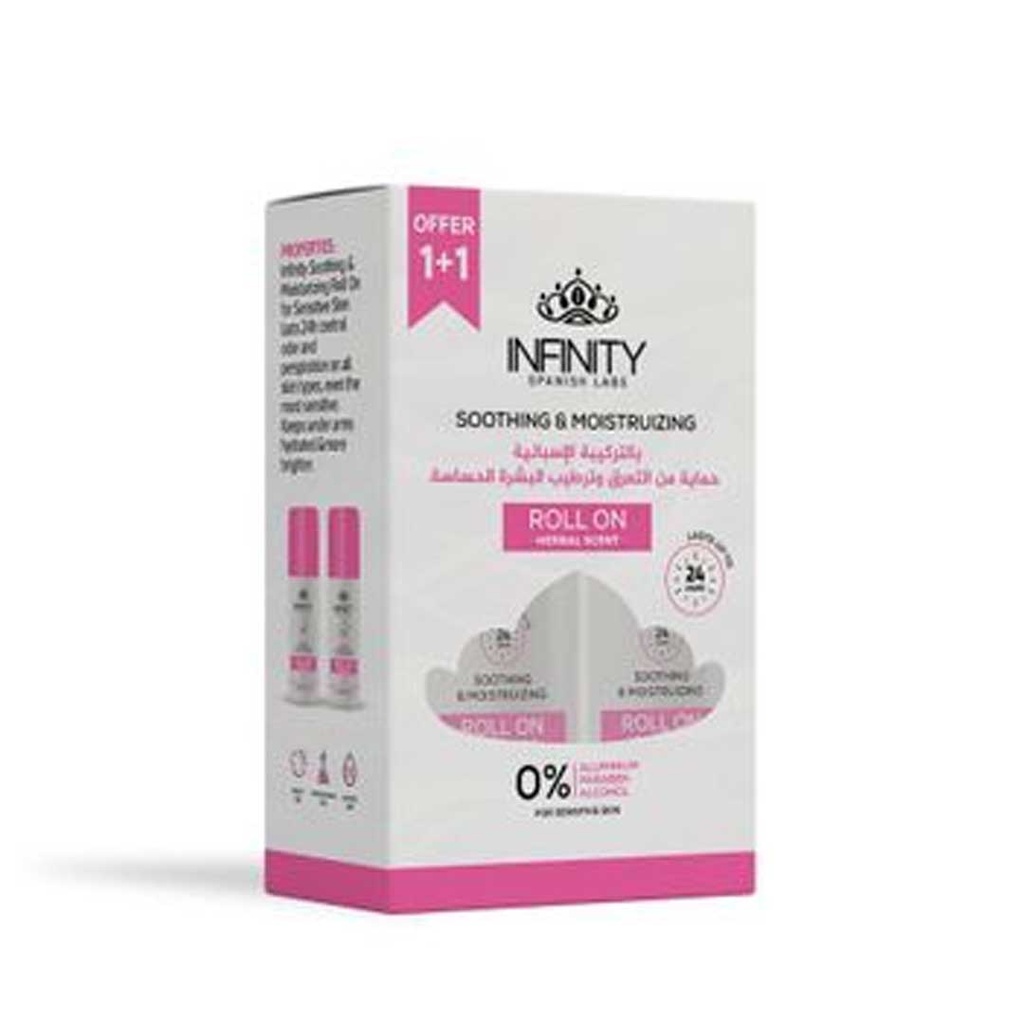 انفينيتى رول اون - Infinity Roll On (80ml, Herbal Scent, Free 1+1)