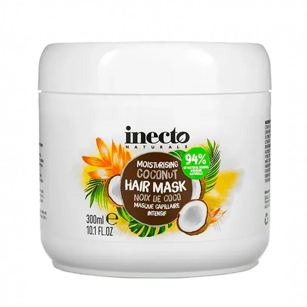 انيكتو حمام كريم - Inecto Hair Mask (300ml, جوز هند)