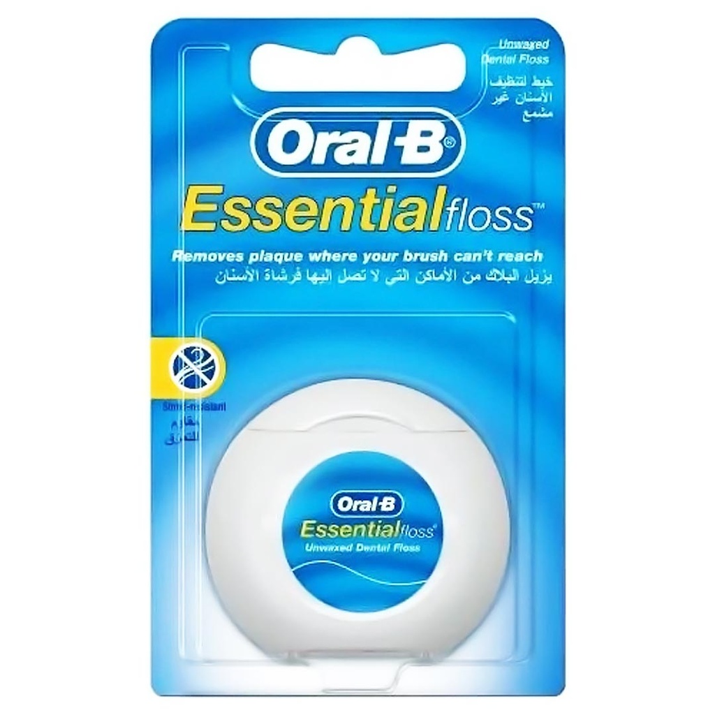 اورال بى خيط اسنان - Oral-B Dental Floss (اسينشال, 50m)