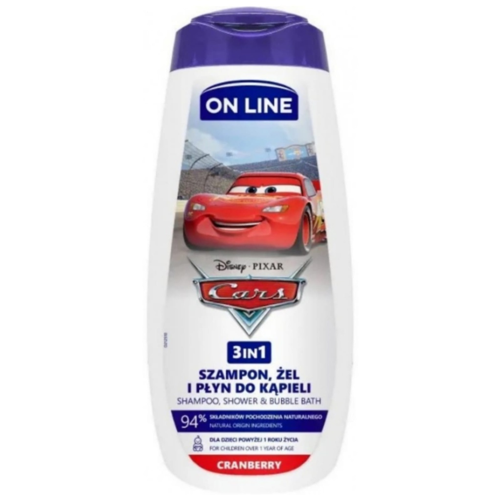 اون لاين ديزنى 3×1 - On line Disney 3in1 (400ml, سيارات)