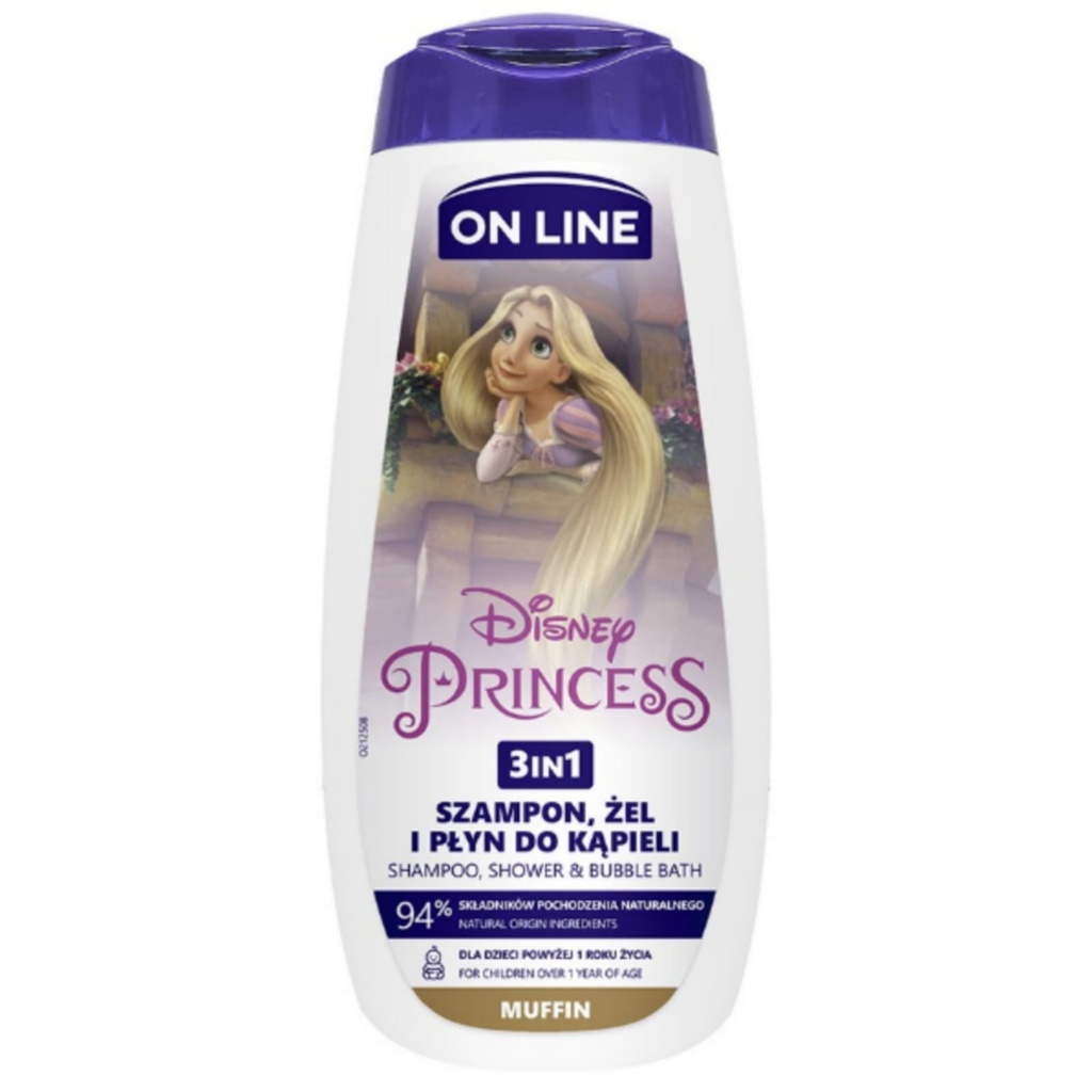 اون لاين ديزنى 3×1 - On line Disney 3in1 (400ml, برينسس)