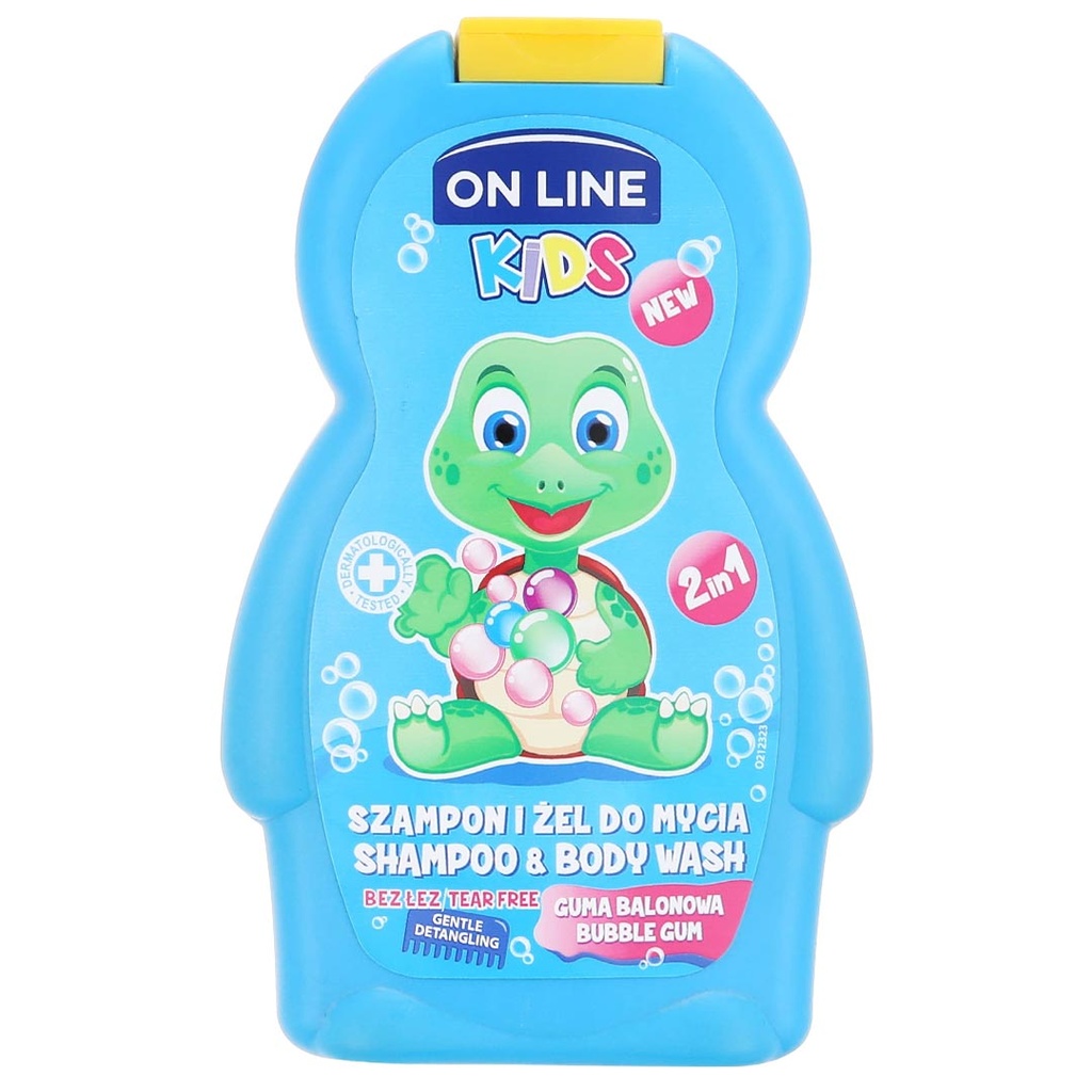 اون لاين شامبو&شاور - On line Shampoo&Body Wash (250ml, فقاعات)