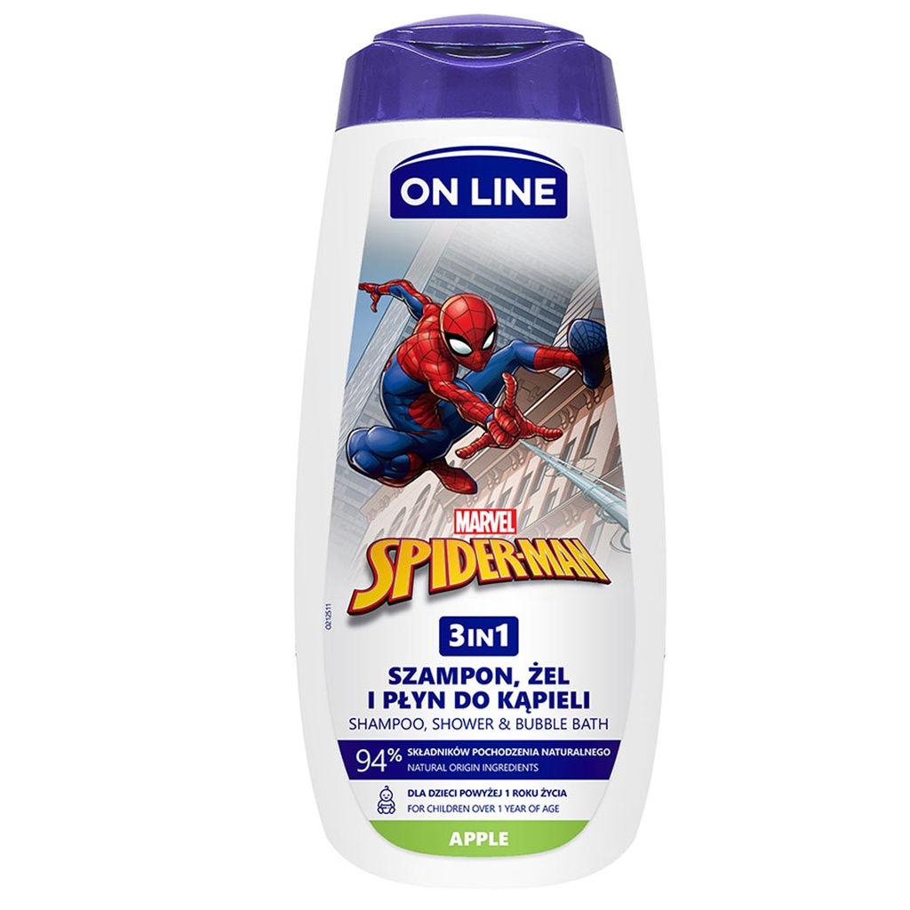 اون لاين مارفيل 3×1 - On line Marvel 3in1 (400ml, سبايدر مان)