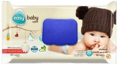 ايزى بيبى كير - Easy Baby Care (حساس, 80PC)
