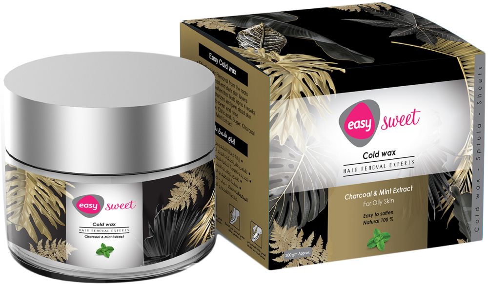 ايزى سويت - Easy Sweet (شمع بارد, 200g, فحم)