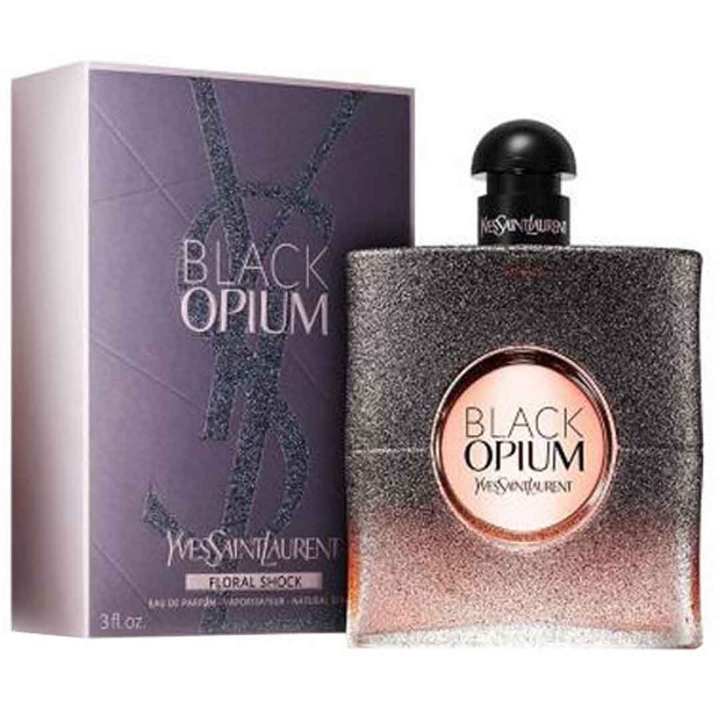 ايف سان لوران بلاك اوبيوم فلورال شوك - Yves Saint Laurent Black Opium Floral Shock (90ml)