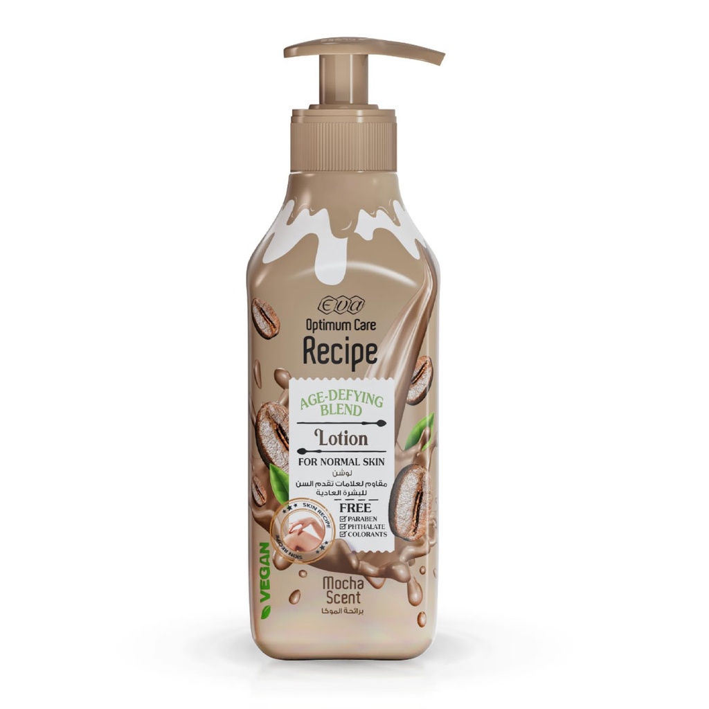 ايفا اوبتيموم كير ريسبى لوشن موكا - Eva Optimum Care recipe Lotion Mocha (370ml)