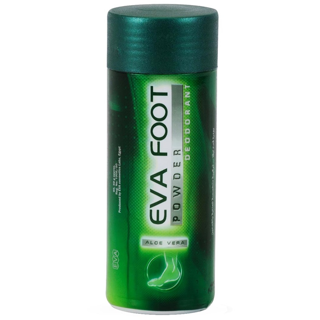 ايفا بودرة قدم - Eva Foot Deodorant (50g, صبار)