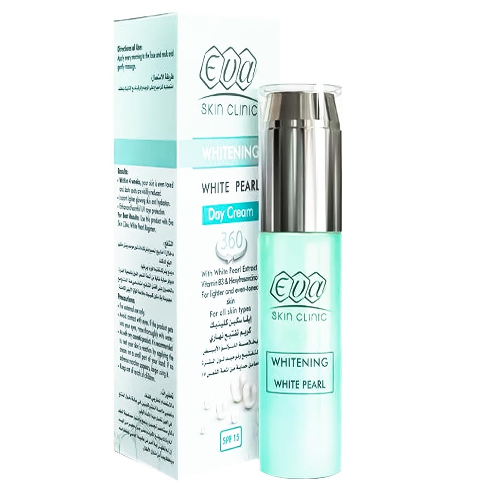 ايفا سكين كلينيك - Eva Skin Clinic (كريم, نهار, 50ml, اللؤلؤ الابيض, 15)