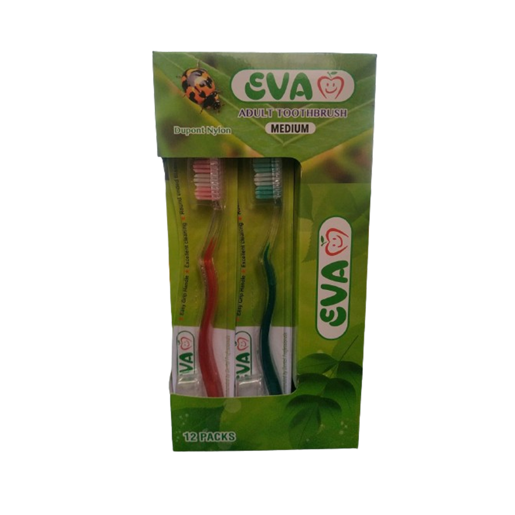 ايفا فرشاة اسنان - Eva Tooth Brush (Senior, No:Z11+Cap, Med)
