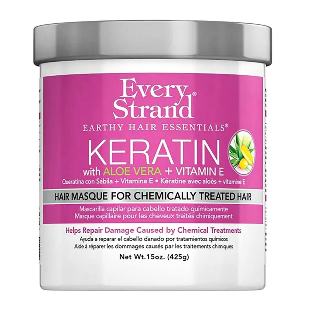 ايفرى ستراند حمام كريم - Every Strand Hair Mask (425g, كيراتين&صبار&فيتامين اى)