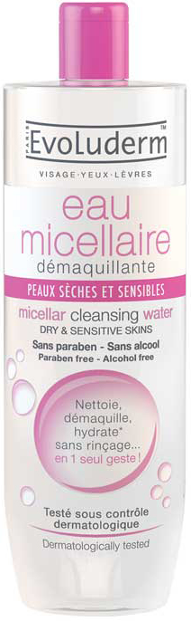 ايفولوديرم ميسيلار - Evoluderm Micellar (500ml)