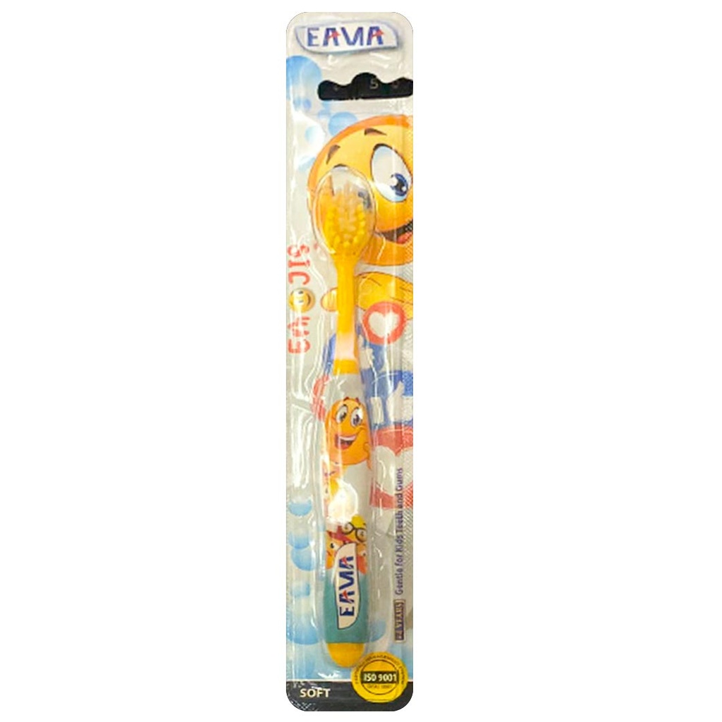 ايما ايموجى فرشاة اسنان اطفال - Eama Emojis Tooth Brush Kids (Soft)