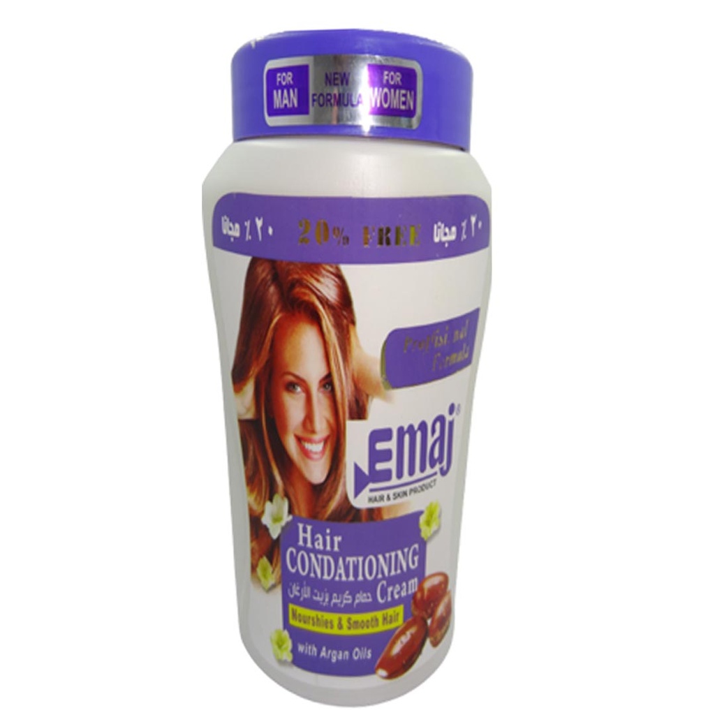 ايماج حمام كريم - Emaj Hair Mask (1L, ارجان)