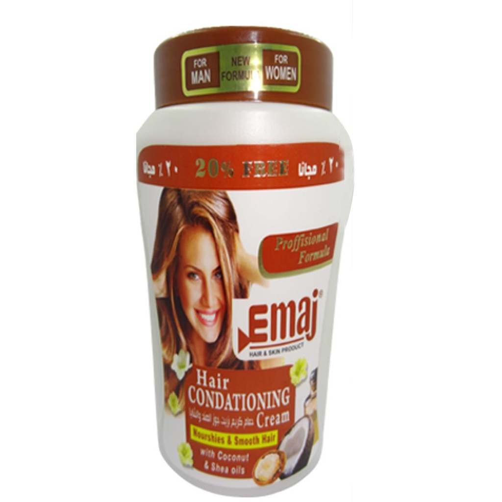 ايماج حمام كريم - Emaj Hair Mask (1L, جوز هند)