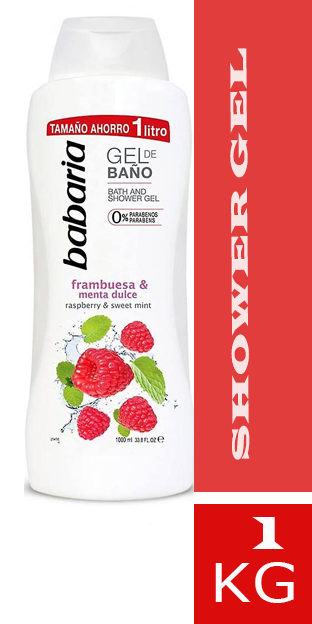 باباريا شاور - babaria Shower (1L, توت & نعناع)