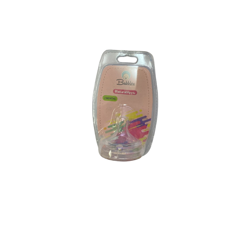 بابلز حلمة ناتشورال - Bubbles Natural Nipple (2Mns)