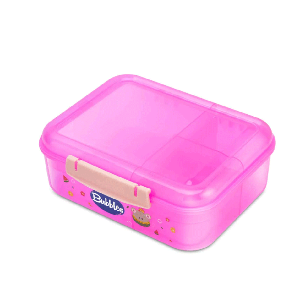 بابلز هيرو لانش بوكس بينك - Bubbles Hero Lunch Box Pink