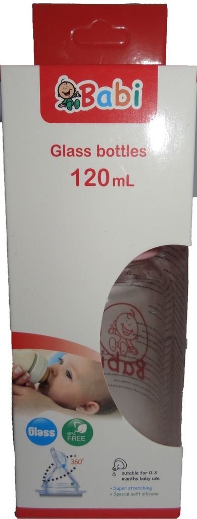 بابى ببرونة - Babi Berunh (زجاج, 120ml, No:MO-024)