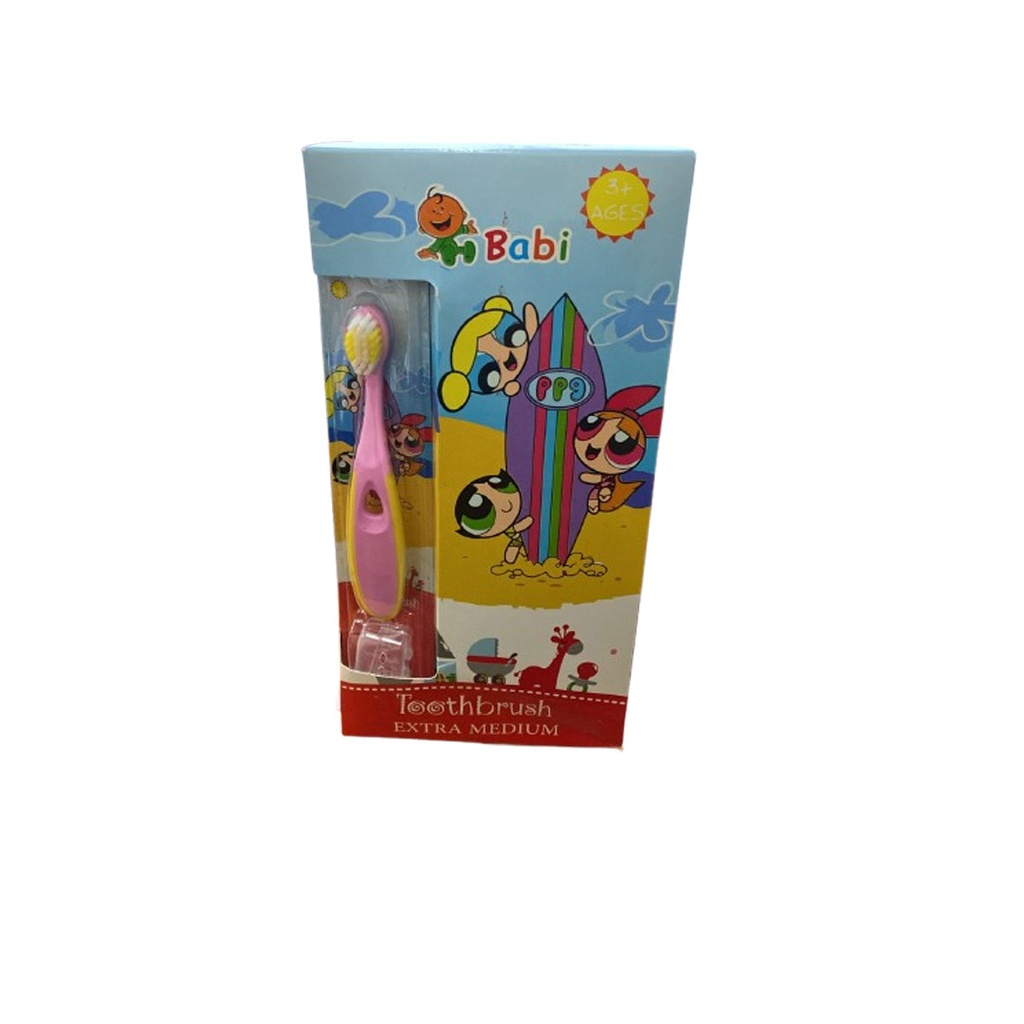 بابى فرشاة اسنان اطفال - Babi Tooth Brush kids (Extra Medium)