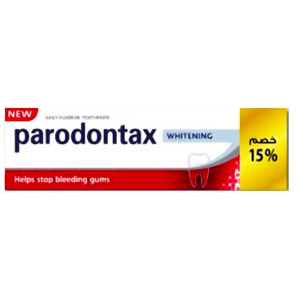 بارودونتكس معجون اسنان - Parodontax Tooth Paste (75ml, تبييض, خصم 15%)