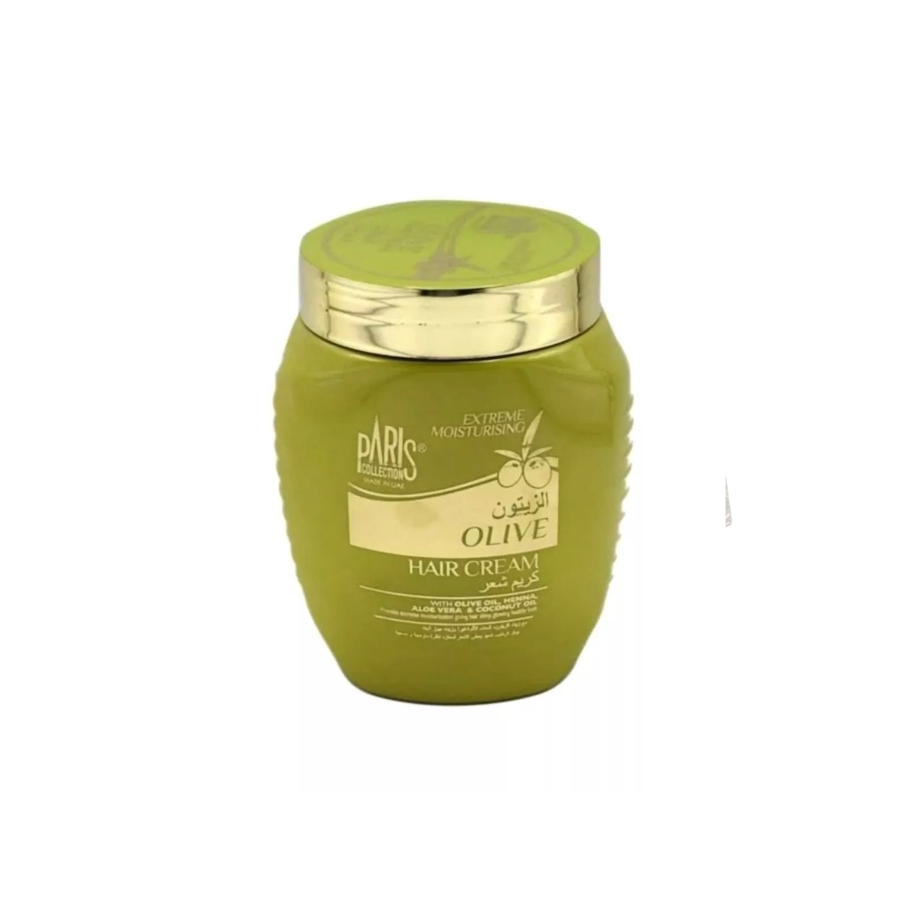 باريس كولكشين كريم شعر - Paris Collection Hair Cream (475ml, زيتون)