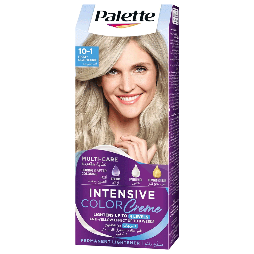 باليت صبغة 10-1 اشقر فضى بارد - Palette Color 10-1 Frosty Silver Blonde