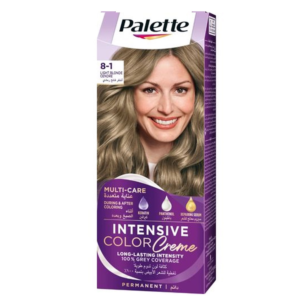 باليت صبغة - Palette Color (50ml, Light Ash Blonde 8-1)