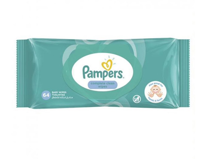 بامبرز مناديل كومبليت - Pampers Wips Complete (بدون, 64PC)