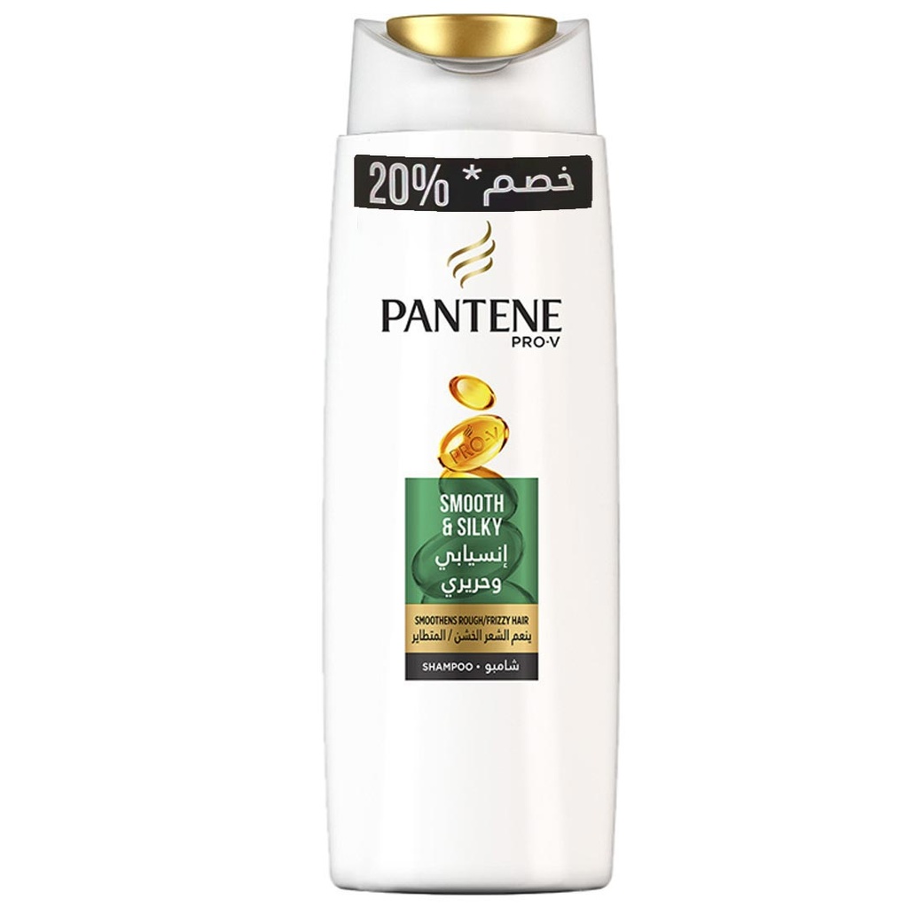 بانتين شامبو - Pantene Shampoo (600ml, Smooth&Silky, discount 20%)