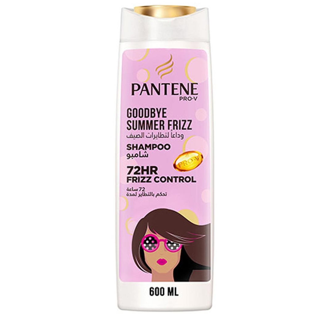 بانتين شامبو - Pantene Shampoo (600ml, وداعا تطايرات الصيف, بدون)