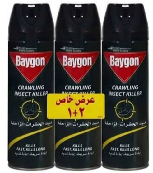 بايجون- Baygon (زاحف, 300ml, 2+1)