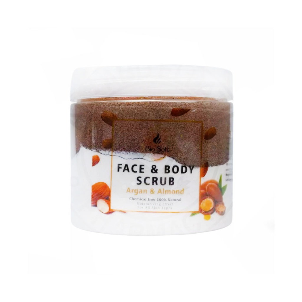 بايو سوفت مقشر ارجان و لوز - Bio Soft Scrub Argan & Almond (500ml)