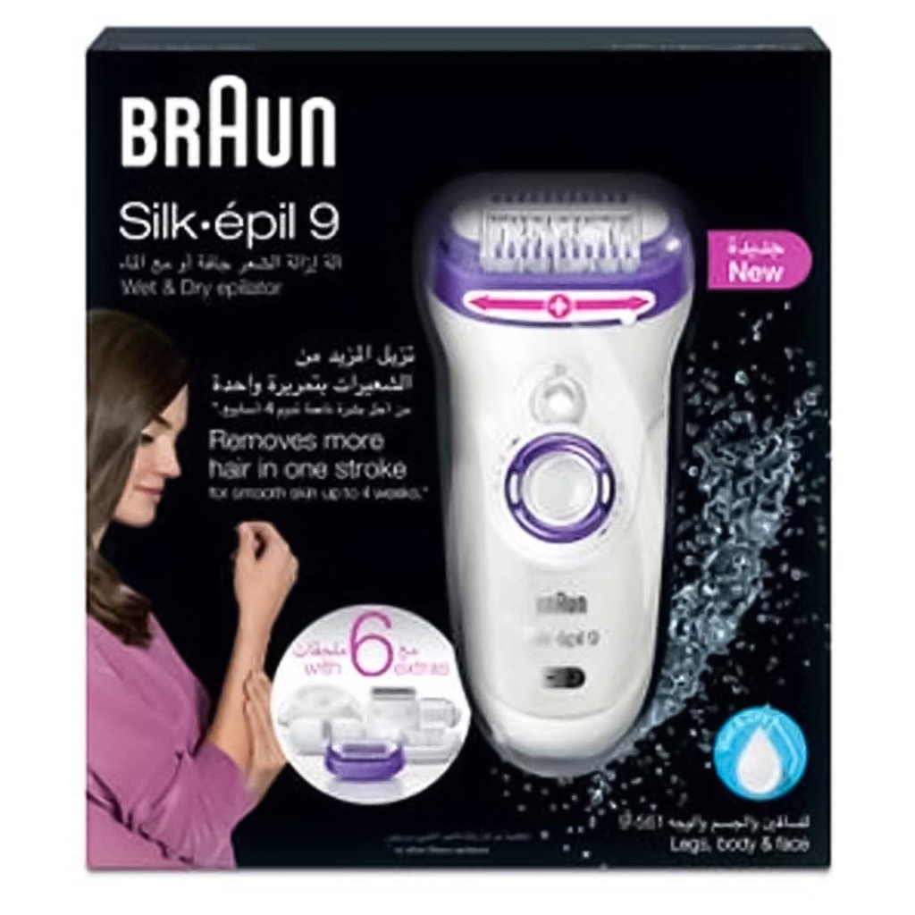 براون - Braun (Silk-épil, Woman, (6+) 9, No:9-561)