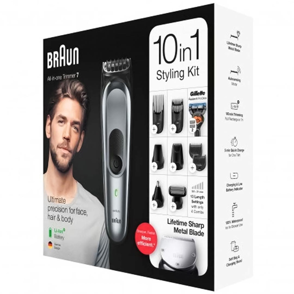 براون - Braun (دقن&شعر, رجالى, (1×10) 7, No:MGK7221)