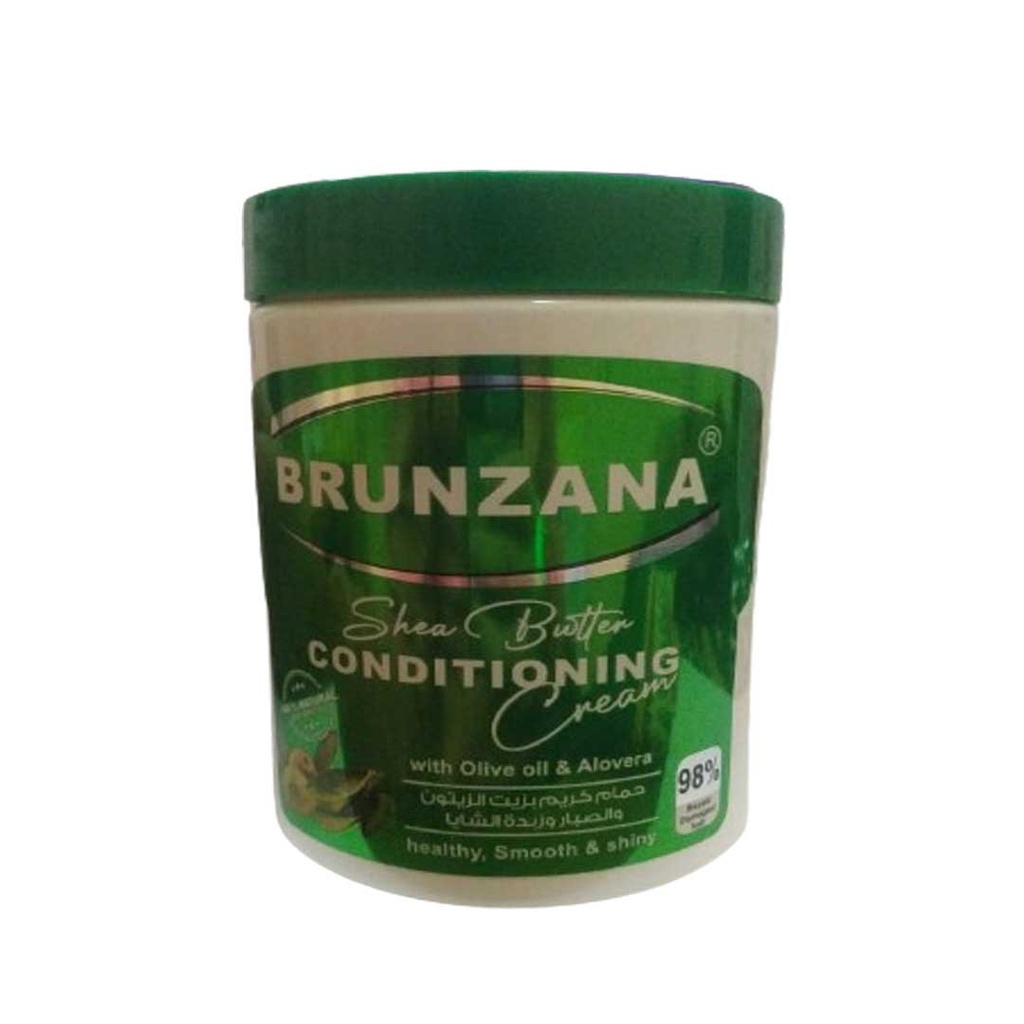 برونزانا حمام كريم - Brunzana Hair Mask (700g, صبار&زيتون)