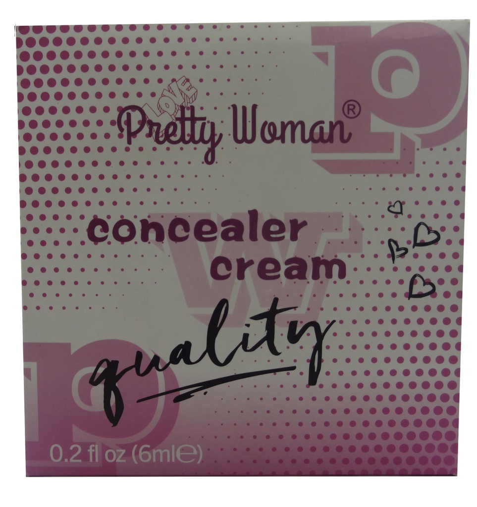 بريتى ومان كونسيلر كريم - Pretty Woman Concealer Cream 6ml No:PWA-1946 (6ml, No:PWA-1946)