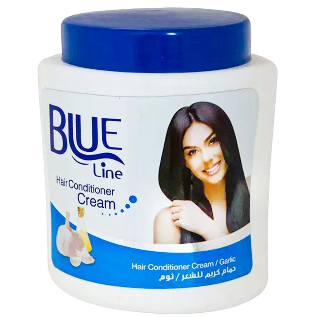 بلو لاين حمام كريم - Blue Line Hair Mask (1L, ثوم)