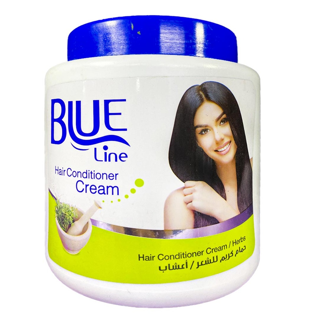 بلو لاين حمام كريم - Blue Line Hair Mask (1L, اعشاب)