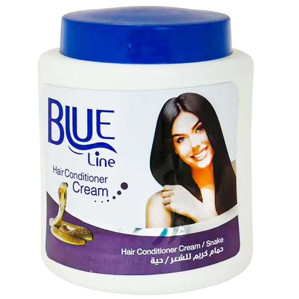 بلو لاين حمام كريم - Blue Line Hair Mask (1L, حية)