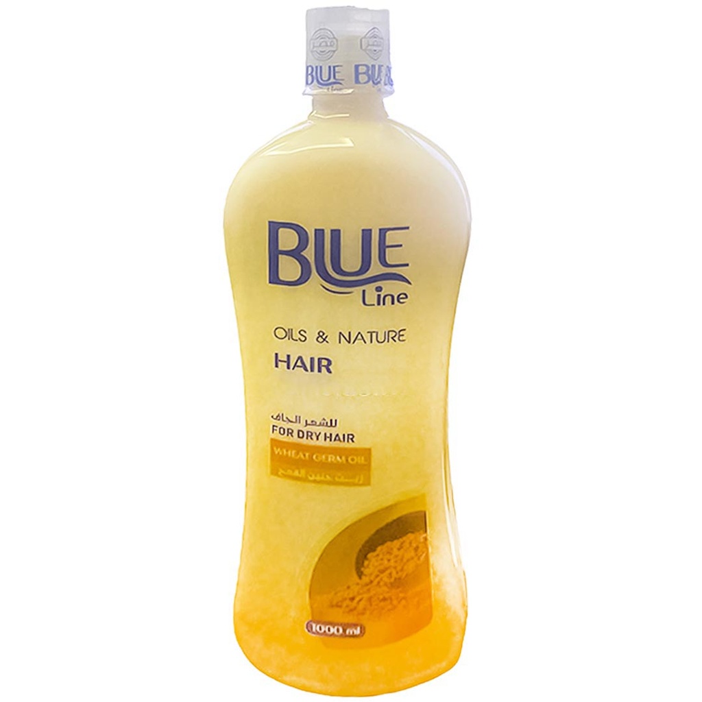 بلو لاين شامبو - Blue Line Shampoo (1L, جنين القمح)