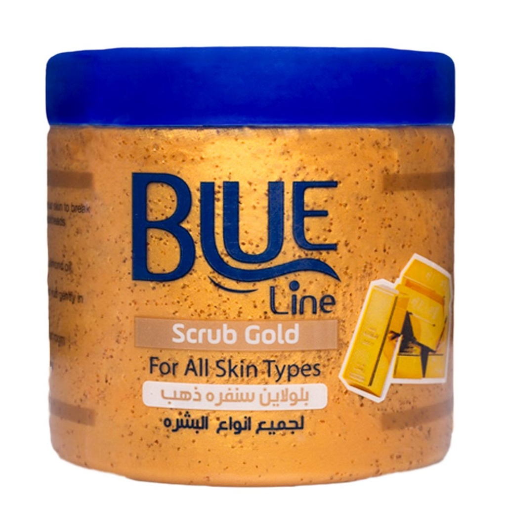 بلو لاين لوكس مقشر - Blue Line Luxe Scrub (300g, ذهب)