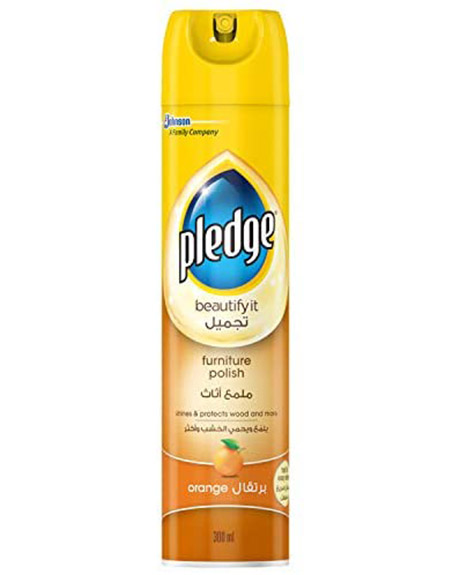 بليدج ملمع اثاث - Pledge Furnituer Polish 300ml (300ml, برتقال, بدون)