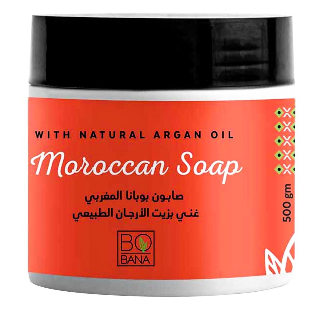 بوبانا صابون مغربى - Bobana Moroccan Soap (500g, ارجان)