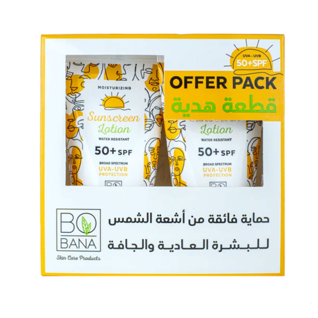 بوبانا صن سكرين لوشن +50 - +50 Bobana Sun Screen Lotion (150ml, +1 Free)