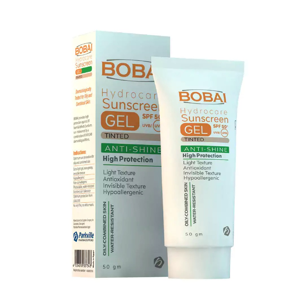 بوباى صن سكرين جل تينتد - Bobai Sunscreen Gel Tinted (50g, 50)